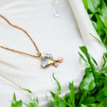 Butterfly Pearl Pendant Necklace