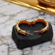 Bamboo Luxe Hoop Earrings