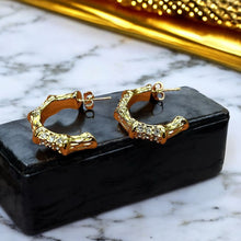 Bamboo Luxe Hoop Earrings