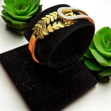 Luxury Golden Leaf Openwork Bracelet