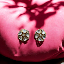 Radiant Petal Kundan Studs