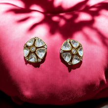 Radiant Petal Kundan Studs