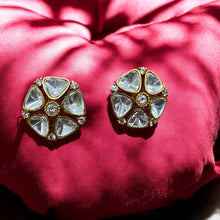 Radiant Petal Kundan Studs