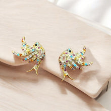 Wing-shaped earrings