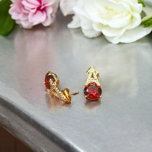 Crimson Romance Paris Studs