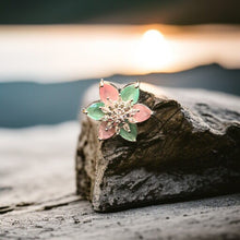 Pastel Blossom American Diamond Ring