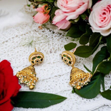 Heritage Temple Golden Necklace Set