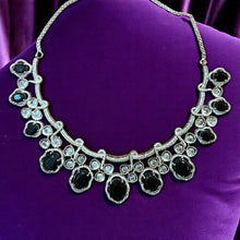 Mystic Black Stone Necklace Set
