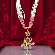 Blush Blossom Beaded Necklace Set