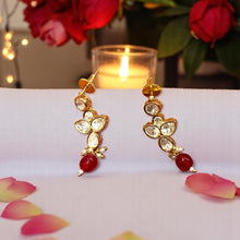 Ruby Drop Kundan Necklace Set