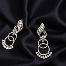 Celestial Loop American Diamond Earrings