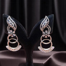 Celestial Loop American Diamond Earrings