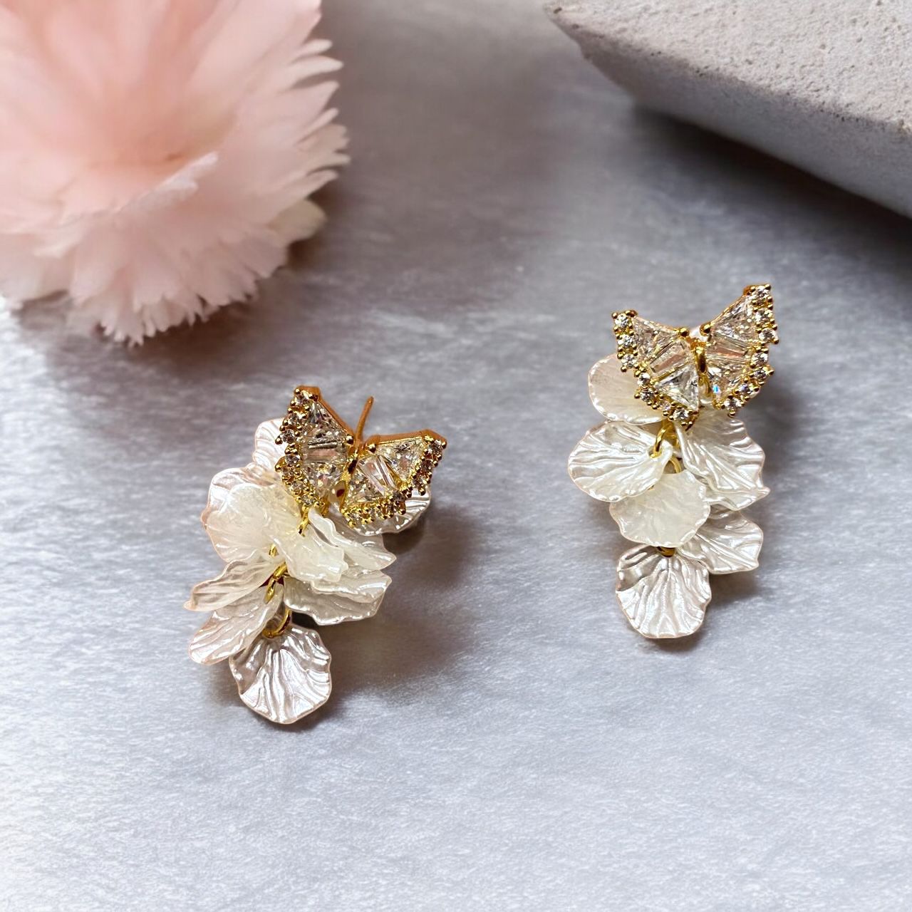 Butterfly Bloom Drape Earrings