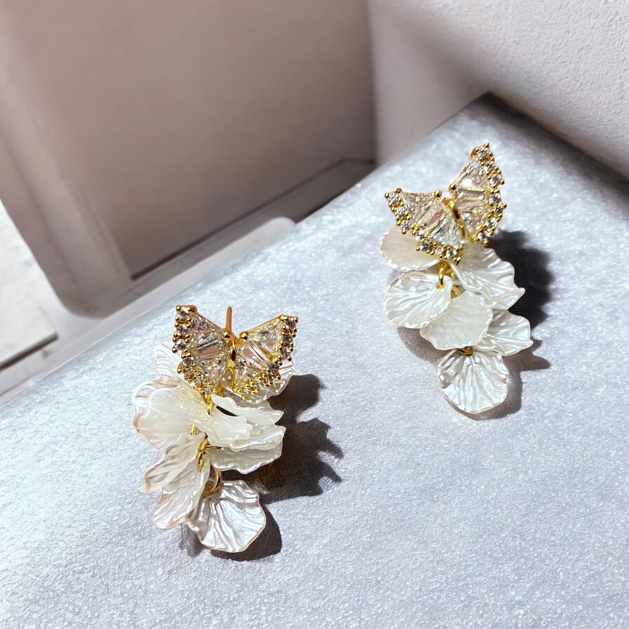 Butterfly Bloom Drape Earrings