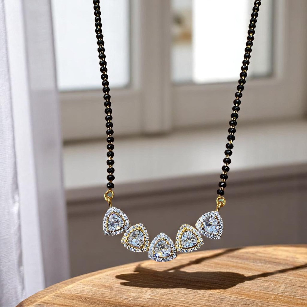 Radiant Teardrop Mangalsutra Set
