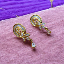 Gold-Plated Mangalsutra Set with Earrings