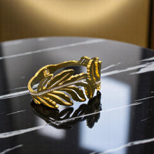 Golden Leaf Elegance Bracelet