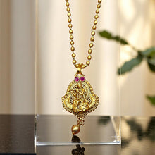Divine Krishna Golden Pendant Set