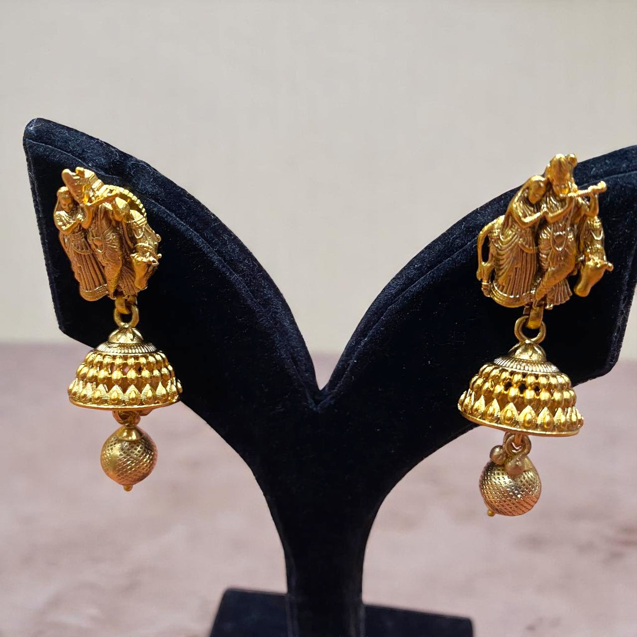 Antique Krishna Devotional Necklace Set