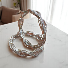 Twisted Elegance American Diamond Bangles