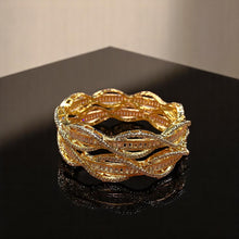 Twisted Elegance American Diamond Bangles