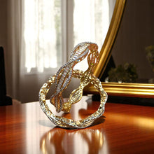 Twisted Elegance American Diamond Bangles