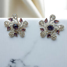 Regal Amethyst Blossom Choker Set