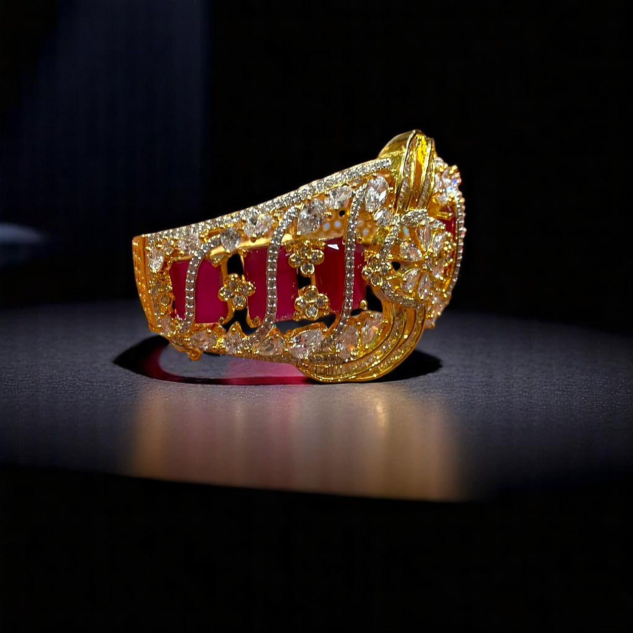 Royal Ruby Bloom Bracelet