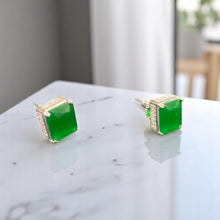 Emerald Ice Studs