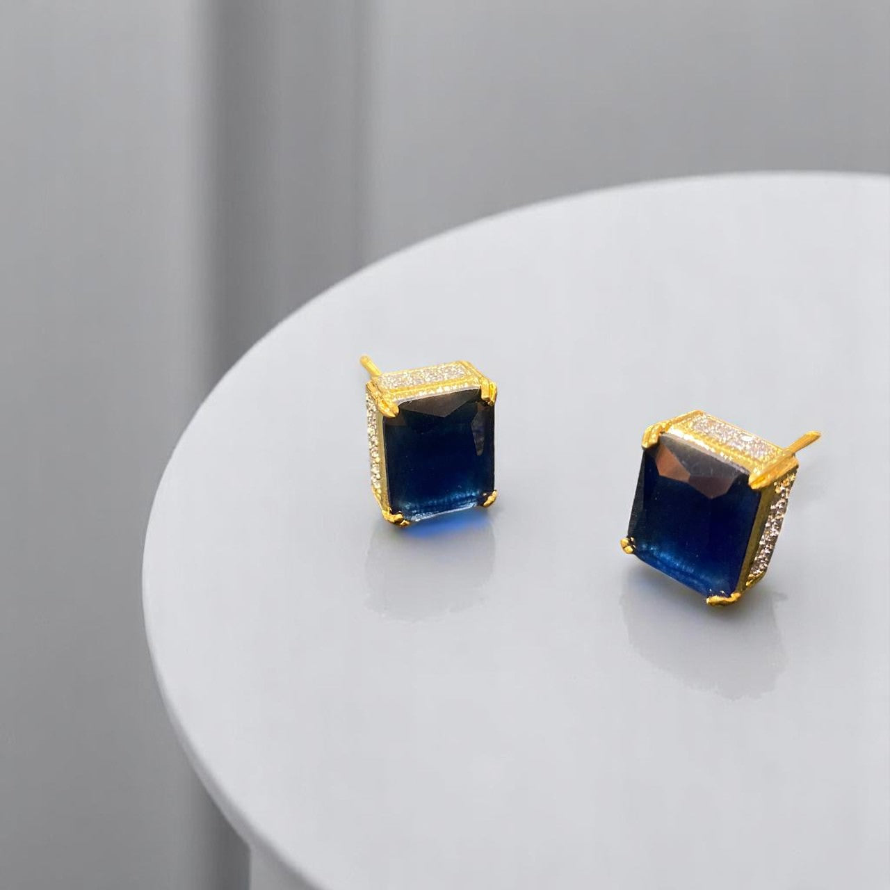 Amethyst Ice Studs