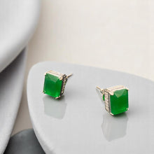 Emerald Ice Studs