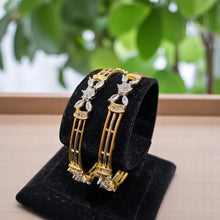 Golden Radiance Butterfly Bangles