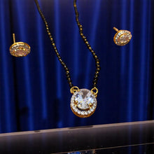 Classic Solitaire CZ Mangalsutra Set