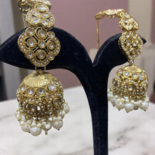 Royal Kundan Pearl Jhumka Earrings