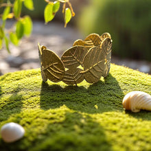 Golden Leaf Embrace Cuff