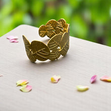 Golden Leaf Embrace Cuff
