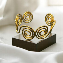 Golden Spiral Waves Cuff