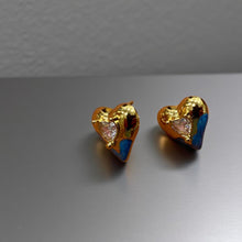 Ocean Heart Studs