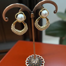Regal Pearl Cascade Earrings