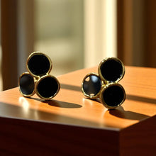 Midnight Trio Studs