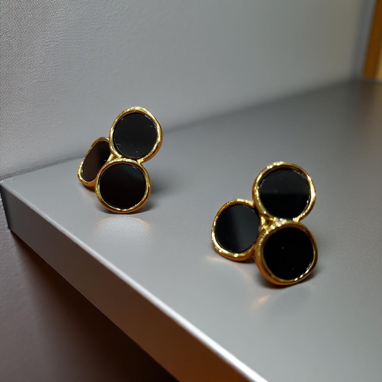 Midnight Trio Studs