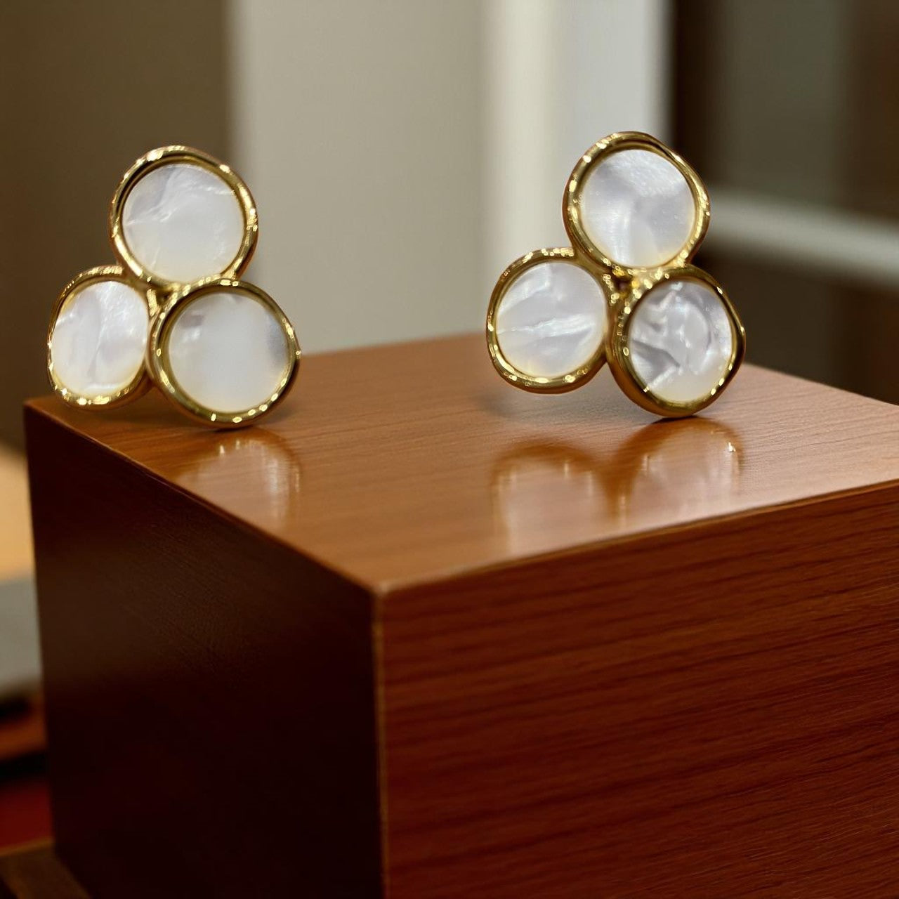 Moonlight Trio Studs