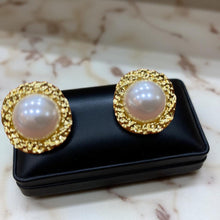 Vintage Halo Pearl Studs