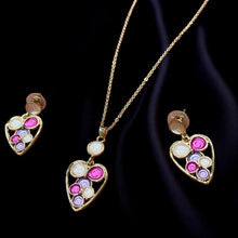 Enchanted Swirls Heart Jewelry Set