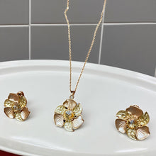 Golden Blossom Charm Set