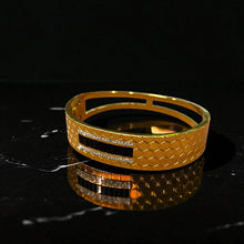 Honeycomb Noir Bangle