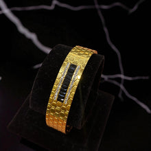Honeycomb Noir Bangle
