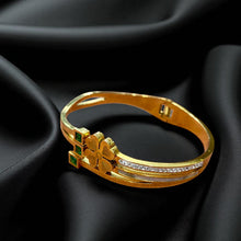 Emerald Bloom Radiance Bangle