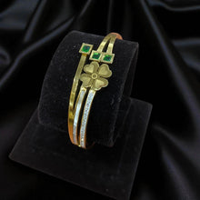 Emerald Bloom Radiance Bangle