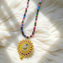 Peacock Bloom Necklace Set